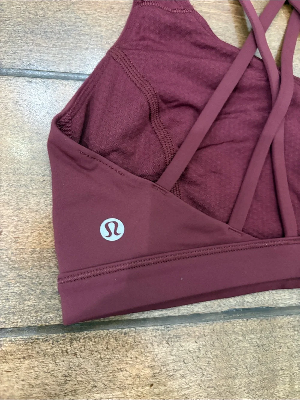 Lululemon free to be serene red Merlot size 8
